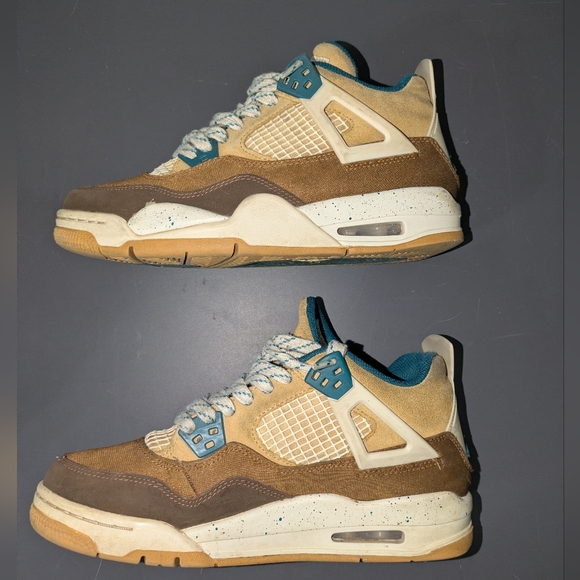 Youth Nike Air Jordan Reteo Brown and Cream Sneakers - Picture 3 of 13